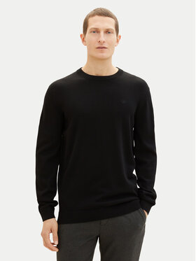 Tom Tailor Tom Tailor Πουλόβερ 1038426 Μαύρο Regular Fit
