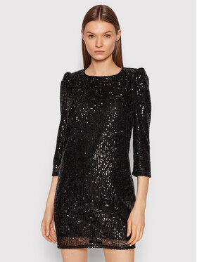 Rinascimento Rinascimento Kokteilinė suknelė CFC0106705003 Juoda Regular Fit