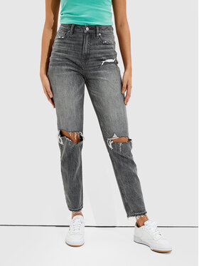 American Eagle American Eagle Jeansy 043-0436-3503 Šedá Relaxed Fit
