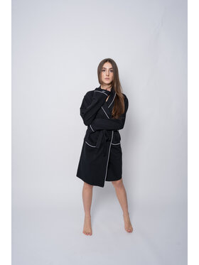 Le Songe Le Songe Szlafrok CLASSIC DREAM DRESSING-GOWN Czarny