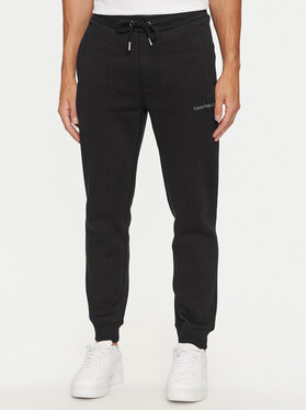 Calvin Klein Jeans Calvin Klein Jeans Spodnie dresowe Monologo J30J325658 Czarny Regular Fit