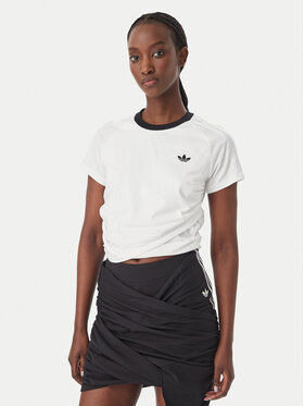 adidas adidas Тишърт Adiluna Season 2 X Jennie Layered LD4968 Бял Regular Fit