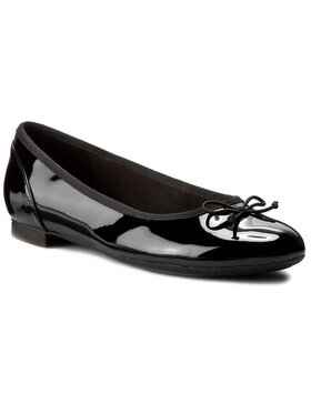 Clarks Clarks Baleriny Couture Bloom 261154754 Czarny