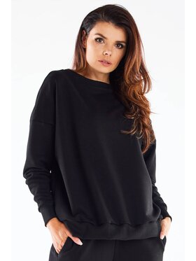 Infinite You Infinite You Mikina M276 Čierna Basic Fit