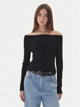 Kontatto Kontatto Sweter 3M0813C Czarny Regular Fit