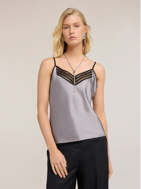 Motivi Motivi Top D035Q000542N013 Grigio Regular Fit