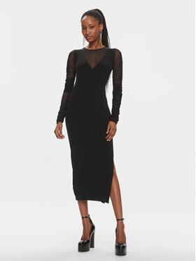 Pinko Pinko Strickkleid Bergamotto 103019 A1KX Schwarz Slim Fit