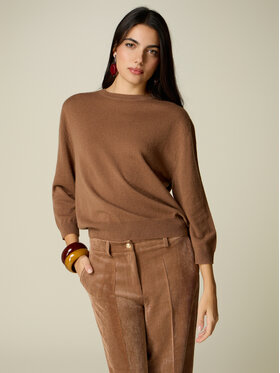 Oltre Oltre Maglione M210E002230N022 Marrone Regular Fit