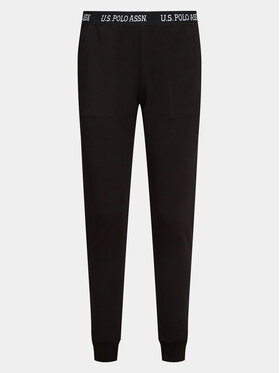 U.S. Polo Assn. U.S. Polo Assn. Spodnie piżamowe 16602 Czarny Regular Fit
