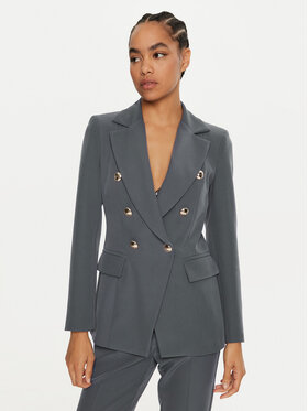 Maryley Maryley Marynarka 24IB139/43ST Szary Regular Fit
