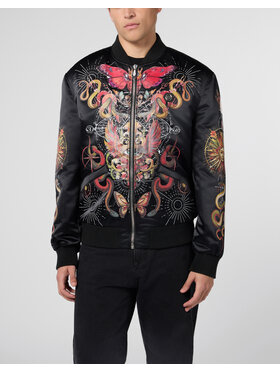 PHILIPP PLEIN PHILIPP PLEIN Bunda bomber 29811 Černá Regular Fit