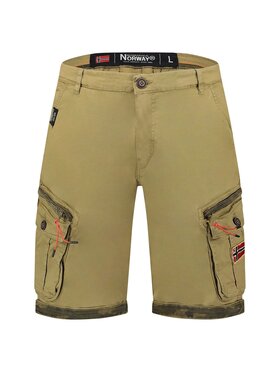Geographical Norway Geographical Norway Bermudy SY1691H/GN-Mastic Beżowy Regular Fit