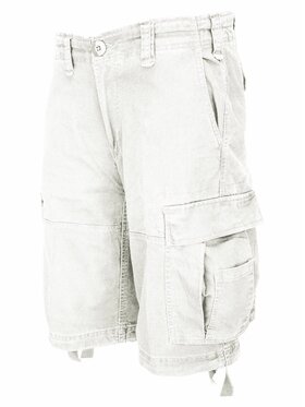 Brandit Brandit Szorty materiałowe 2002.7.M Biały Vintage Fit
