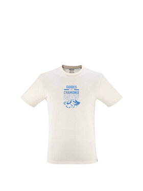 Millet Millet T-Shirt Cdg Chamonix Logo Ts Ss M Biały Regular Fit