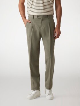 Guess Guess Auduma bikses 173069 Zaļš Regular Fit