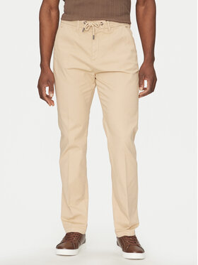 Guess Guess Pantaloni din material M5RB51 WGXW1 Bej Regular Fit