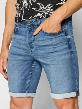 Only & Sons Only & Sons Jeansshorts Ply 22018584 Dunkelblau Regular Fit