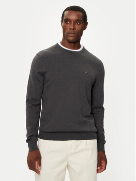 Tommy Hilfiger Tommy Hilfiger Pullover Essential MW0MW14748 Grau Regular Fit