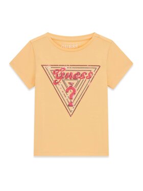 Guess Kids Guess Kids T-Shirt 181713 Oranžová Classic Fit