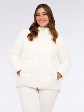 Fiorella Rubino Fiorella Rubino Giubbotto piumino F479T001380N011 Bianco A-Line Fit