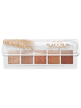 PUPA Milano PUPA Milano Shine Bright Paleta cieni do powiek 002 Sunset Gold