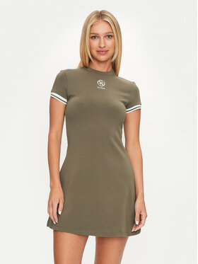 Guess Guess Haljina za svaki dan Elea V4YK00 KCDN0 Kaki Regular Fit
