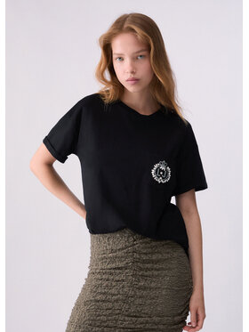 Liu Jo Liu Jo T-Shirt WF6434J0088Q9744 Czarny Regular Fit