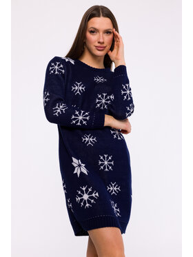 Made of Emotion Made of Emotion Sveter MXS11 Tmavomodrá Comfort Fit