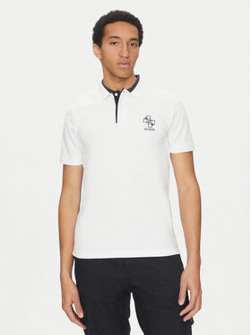 Guess Guess Поло M5GP60 K7O64 Білий Slim Fit