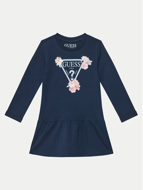 Guess Guess Ежедневна рокля K3YK13 KA6W4 Тъмносин Regular Fit