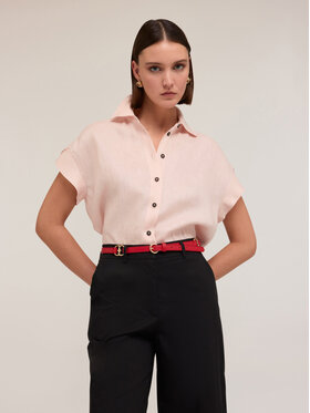 Motivi Motivi Camicia 5227W000473N006 Rosa Regular Fit