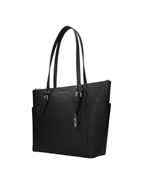 Michael Kors Michael Kors Torebka Black Leather Shoulder Czarny
