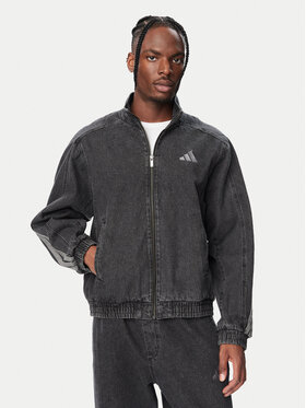 adidas adidas Džínsová bunda Stadium KV8344 Čierna Loose Fit