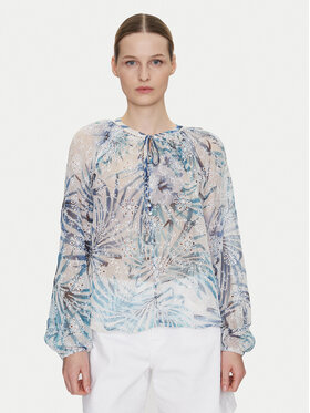 Guess Guess Bluzka W5GH60 W0WA2 Niebieski Regular Fit
