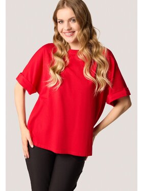 QUIOSQUE QUIOSQUE Bluzka QUIOSQUE 2UI005601 Czerwony Regular Fit