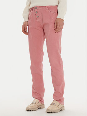 Please Please Τζιν P0VVHO2I5N Ροζ Slim Fit