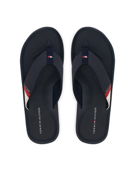 Tommy Hilfiger Tommy Hilfiger Infradito Padded Hilfiger Beach Sandal FM0FM06011 Blu scuro