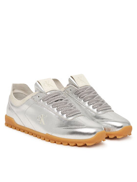 Calvin Klein Calvin Klein Сникърси Low Profile Sneaker Met HW0HW03305 Сребрист
