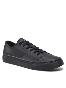 Tommy Jeans Tommy Jeans Tenisky Leather Vulc EM0EM01047 Čierna