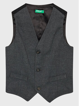 United Colors Of Benetton United Colors Of Benetton Gilet 2N4PCJ006 Grigio Regular Fit