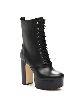 MICHAEL Michael Kors MICHAEL Michael Kors Bokacsizma Natasha Lace Up Bootie 40F3NAME6L Fekete