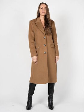 Silvian Heach Silvian Heach Płaszcz CVA22001CP Brązowy Regular Fit