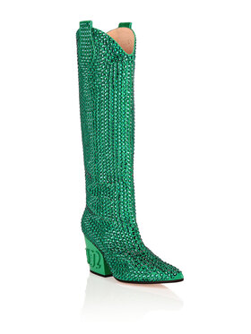 PHILIPP PLEIN PHILIPP PLEIN Kozaki 1775 Zielony