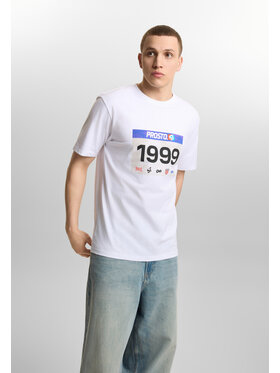 PROSTO. PROSTO. T-Shirt Runner Biały Regular Fit