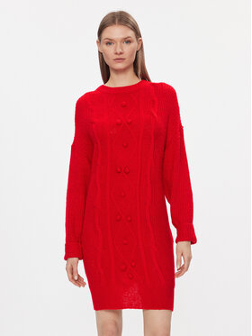 Brave Soul Brave Soul Rochie tricotată LKD-555BERNARD Roșu Regular Fit