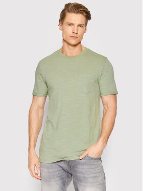 Jack&Jones PREMIUM Jack&Jones PREMIUM T-Shirt Tropic 12203772 Zielony Regular Fit
