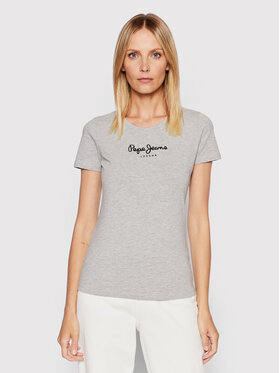 Pepe Jeans Pepe Jeans T-Shirt New Virgina PL505202 Grau Slim Fit