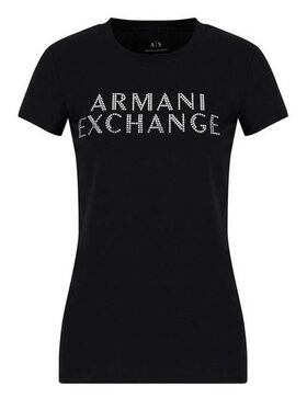 Armani Exchange Armani Exchange T-Shirt 6RYT35 YJDTZ 1200 Czarny Regular Fit