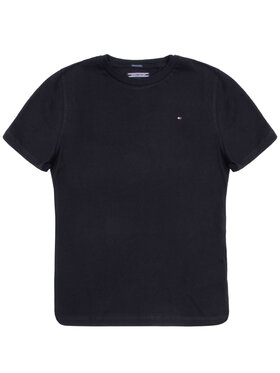 Tommy Hilfiger Tommy Hilfiger Тишърт KB0KB04140 D Черен Regular Fit