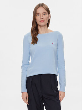 Tommy Hilfiger Tommy Hilfiger Pullover WW0WW40099 Himmelblau Regular Fit